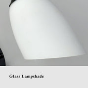 GloeiGlow - Modern angled bell-shaped wall lamp with arm