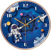 StarGlow - Space Adventure Children's Wall Clock