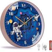 StarGlow - Space Adventure Children's Wall Clock