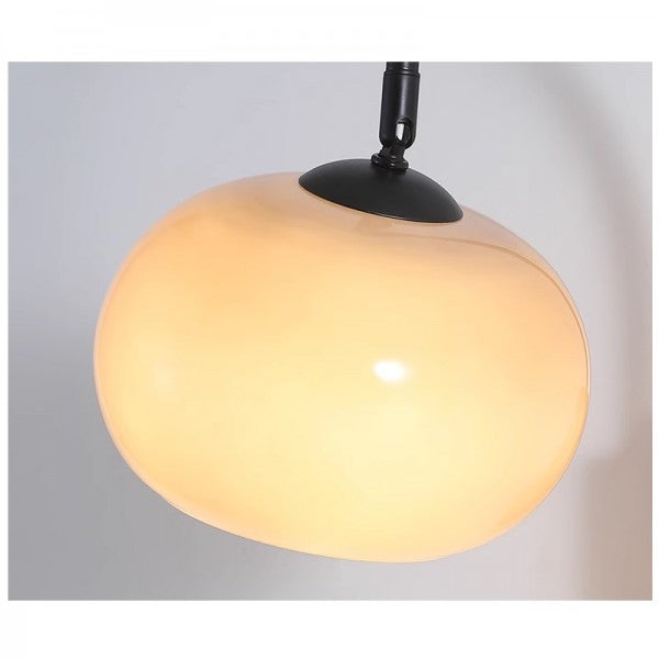 Rotatable Bauhaus Wall Lamp in Khaki Glass - Elegant and Flexible
