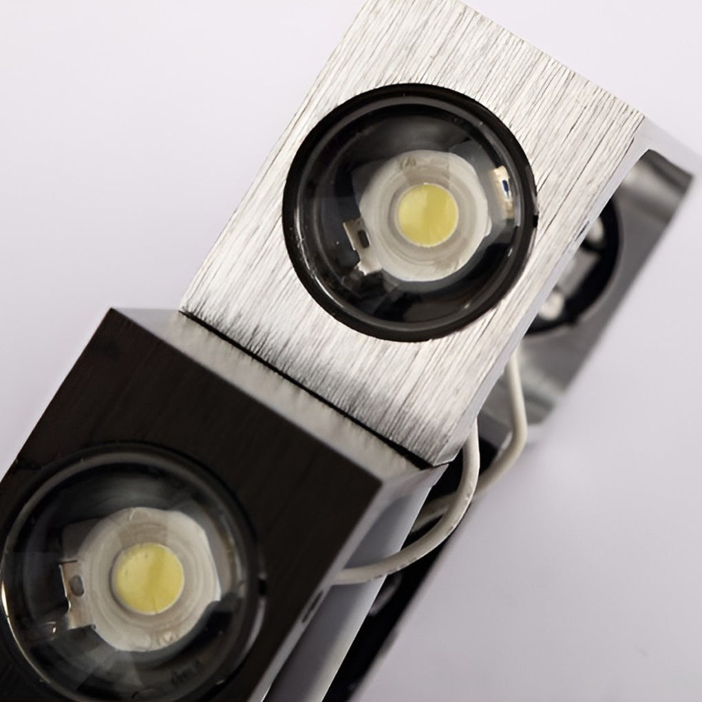 LumiLuxe - Rectangular LED Up and Down Lights Modern Wall Lamps