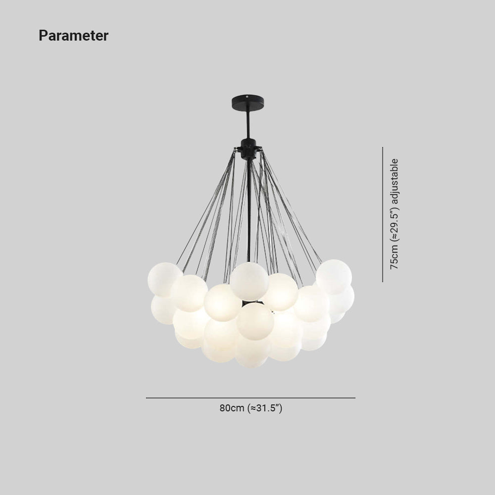 Glamora - Designer Pendant Light in Metal and Glass