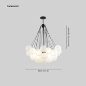 Glamora - Designer Pendant Light in Metal and Glass