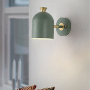 Modern Macaron Metal Cylinder Wall Light with 1 Bulb