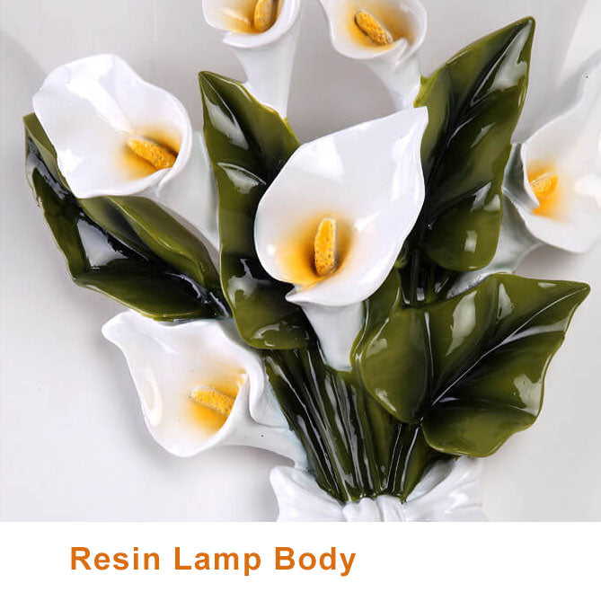 FloraLight - Wall Lamp with 1 Arm and Bush Shape