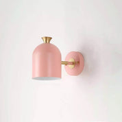 Modern Macaron Metal Cylinder Wall Light with 1 Bulb