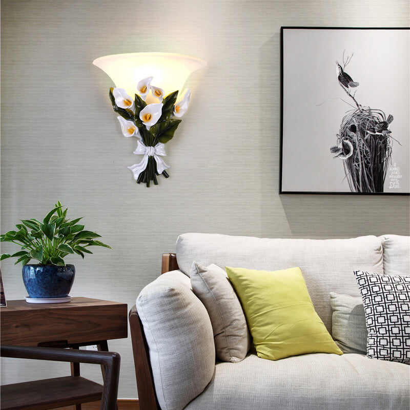 FloraLight - Wall Lamp with 1 Arm and Bush Shape