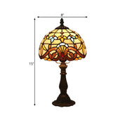 LightBreeze - Tiffany-style lamp made of coloured glass with lead lines
