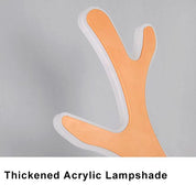 GeweiGlow - Simple antler-shaped wall lamp with 1 LED arm