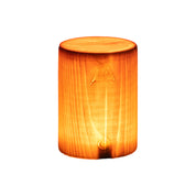 GlowWood - Table Lamp with Built-in Battery and Touch Control LED Lighting for Bedroom and Desk
