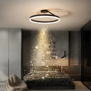 ArishaGlow - Elegant LED Ceiling Light in Gold and Metal