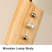 WoodGlow - Simple Wall Lamp with Wooden Arm