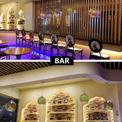 Innovative 3D Firework Coloured Glass Pendant Lamp with 1 Light Source