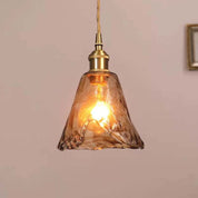 Levy Retro LED Pendant Lights Gold Metal Glass Bedroom Living Room Dining Room