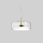 Hailie Retro LED Pendant Lights Gold Amber Metal Glass Bedroom