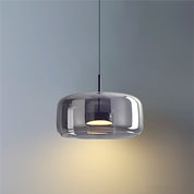 Hailie Retro LED Pendant Lights Gold Amber Metal Glass Bedroom