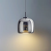 Hailie Retro LED Pendant Lights Gold Amber Metal Glass Bedroom
