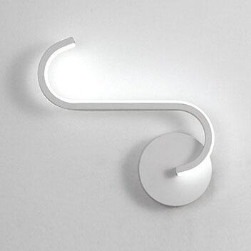 LumiLine - Modern Aluminium LED Wall Lamp with Minimalist Curves