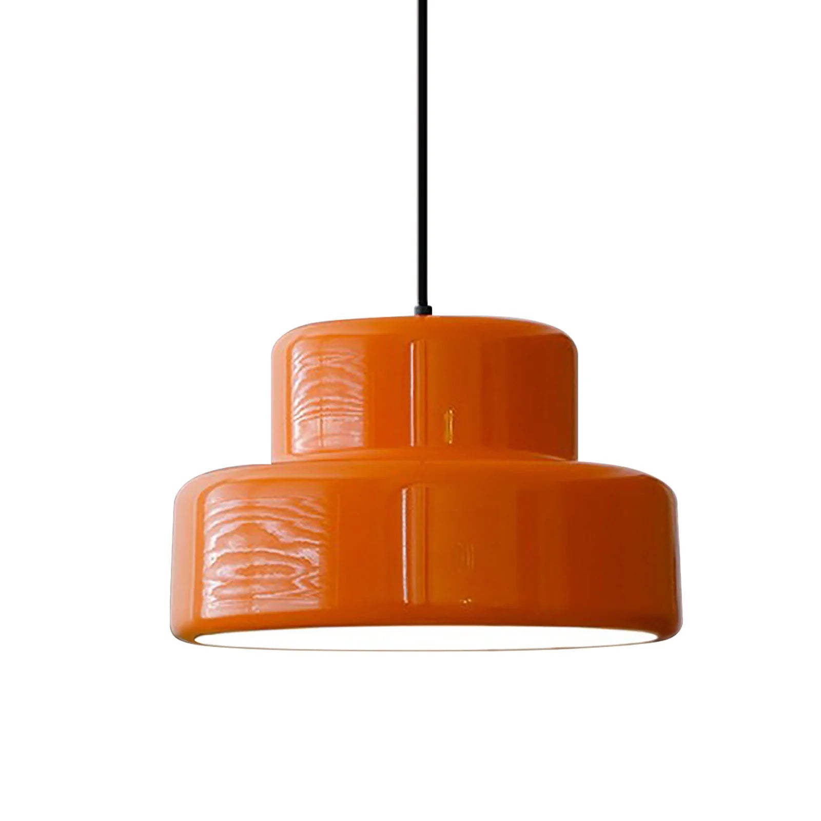 RetroSphere - Design Orange Pendant Light