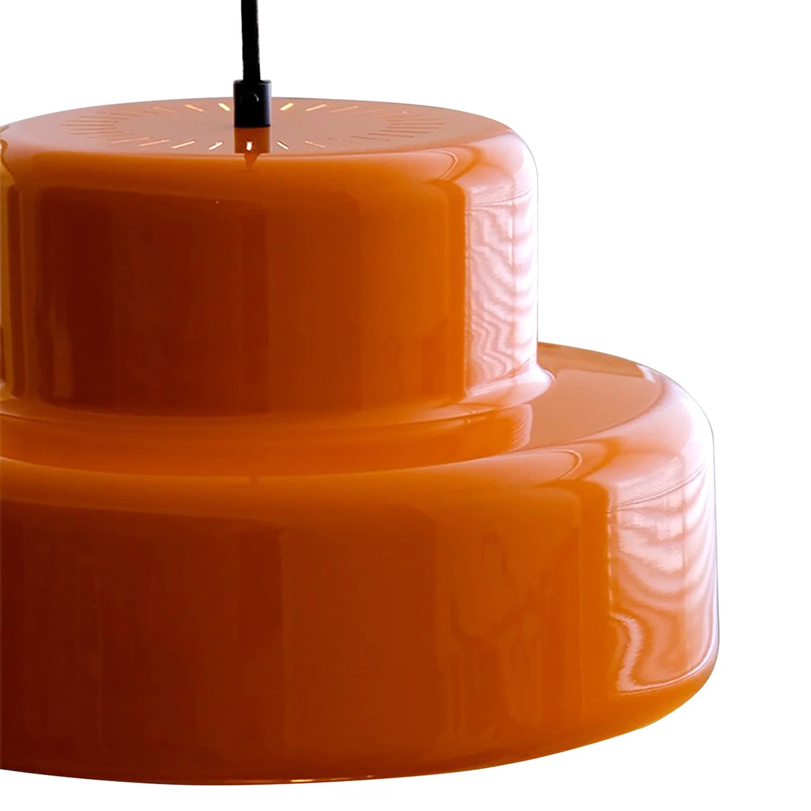 RetroSphere - Design Orange Pendant Light