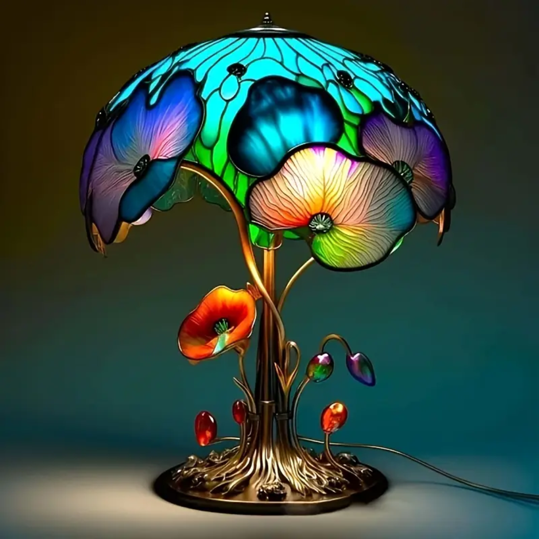 Boho Style Mushroom Flower Lamp