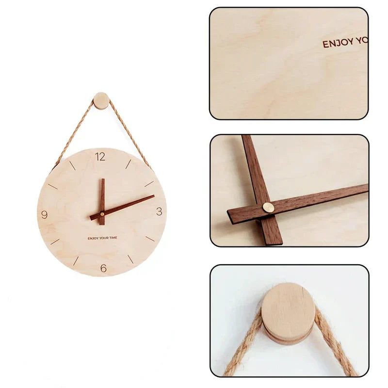 WoodVibe - Simple Wooden Wall Clock