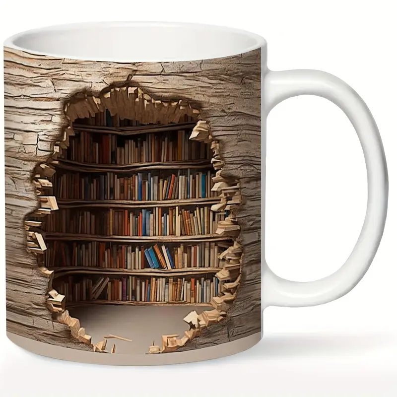 Charming Heat-Activated Mug from the Library