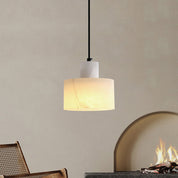 MarbreSimplicite - Scandinavian Pendant Light in White Marble