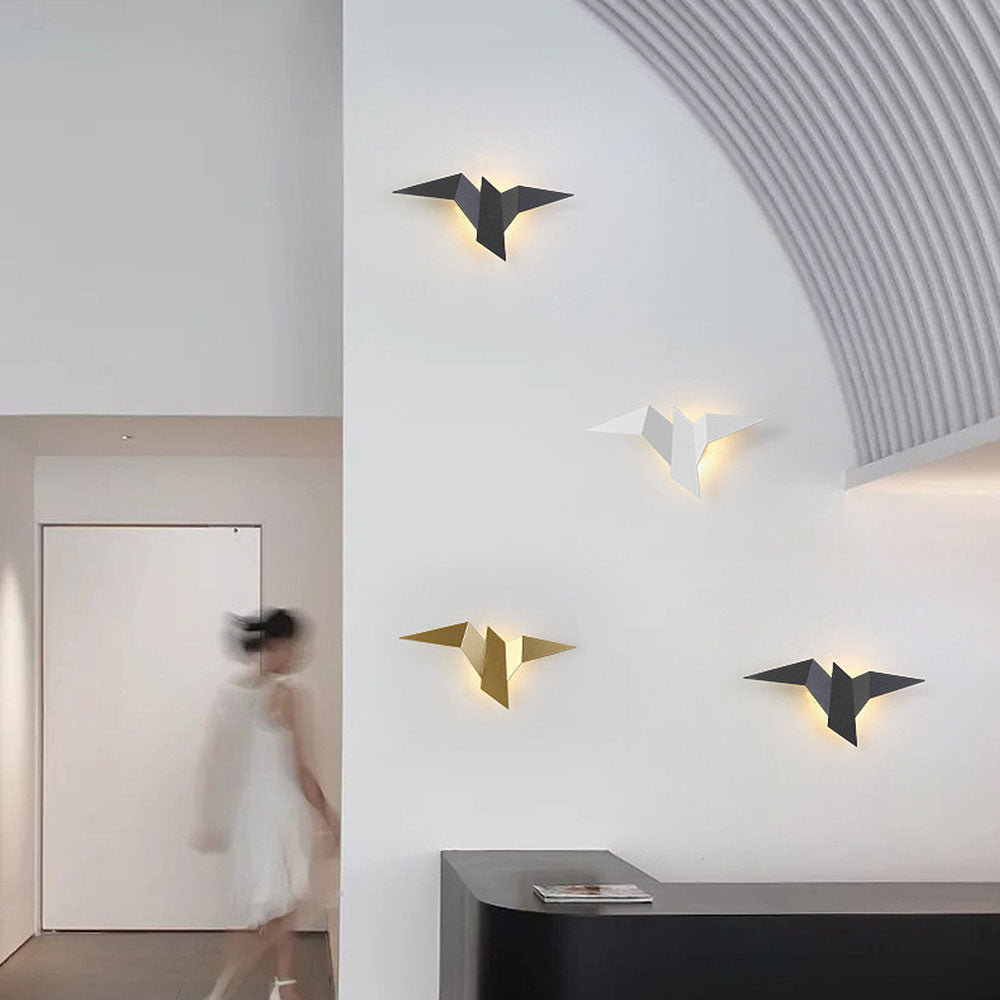 Bird-Shaped Wall Lamp by Creative Iron - An Artistic Touch for Your Interior