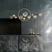 LumiereSpherique - Artistic Glass Chandelier