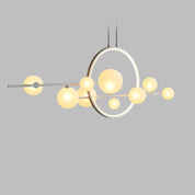 LumiereSpherique - Artistic Glass Chandelier