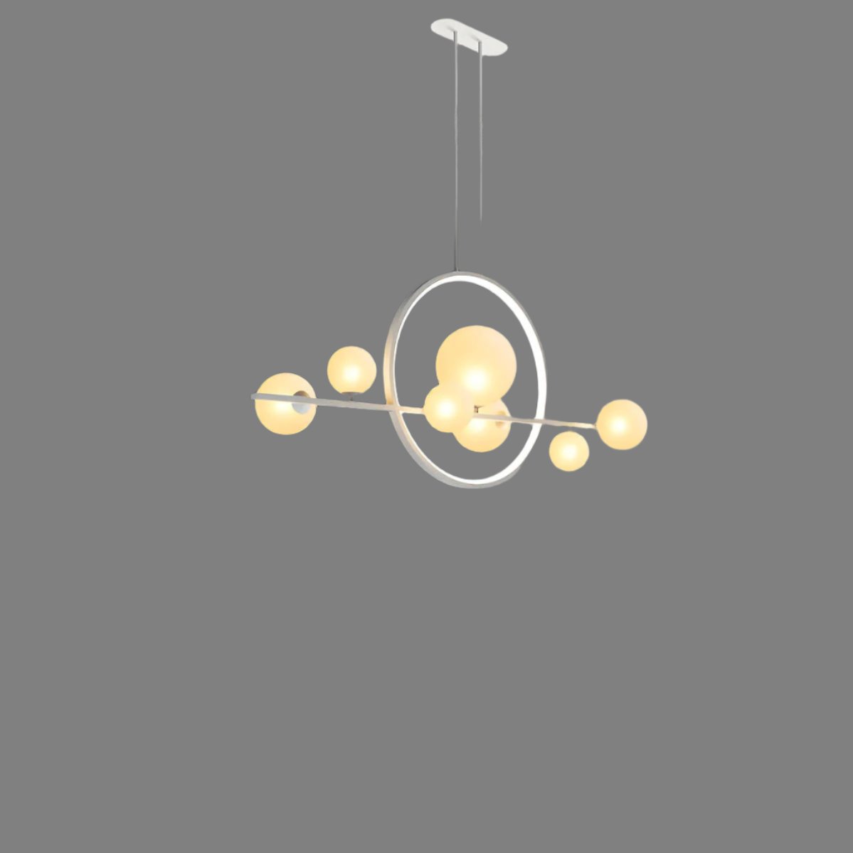 LumiereSpherique - Artistic Glass Chandelier