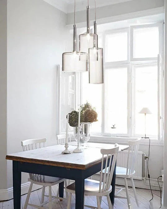 Glass Dining Table Pendant Lights