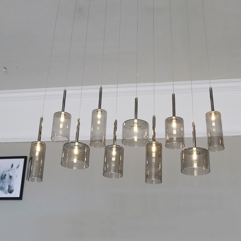 Glass Dining Table Pendant Lights