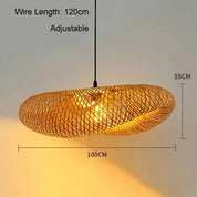 EcoLantern - Vintage Bamboo LED Pendant Light