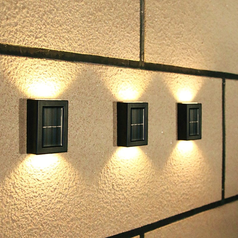 Solar Powered Outdoor Patio Wall Lamp