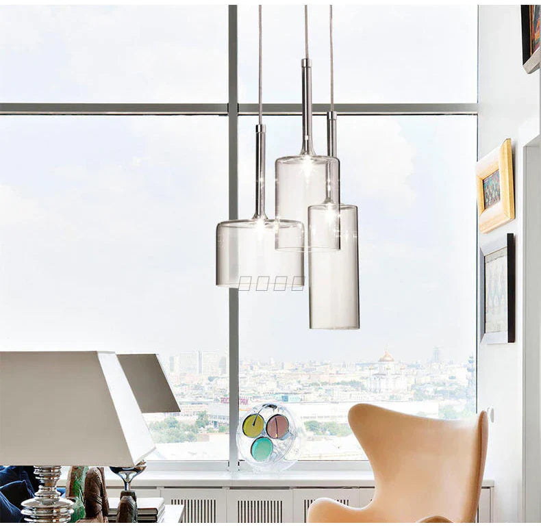 Glass Dining Table Pendant Lights