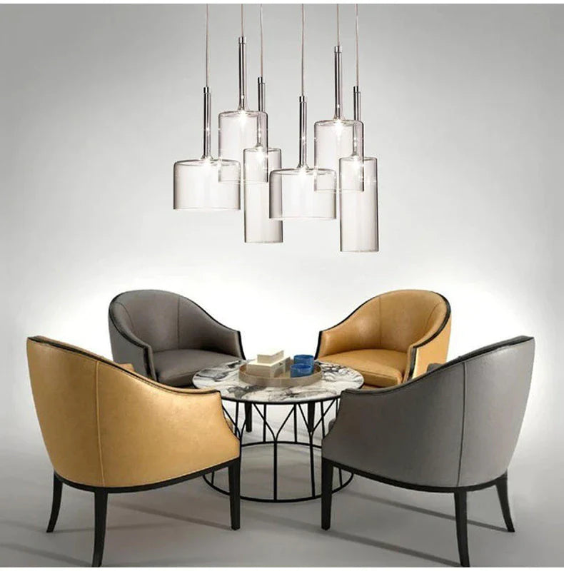 Glass Dining Table Pendant Lights