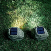 Rocksolar - Solar Lamp for Outdoor Use in Stone