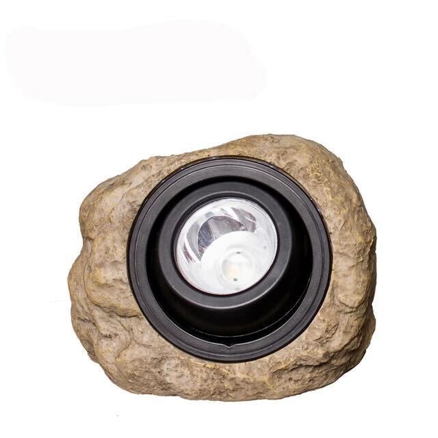 Rocksolar - Solar Lamp for Outdoor Use in Stone