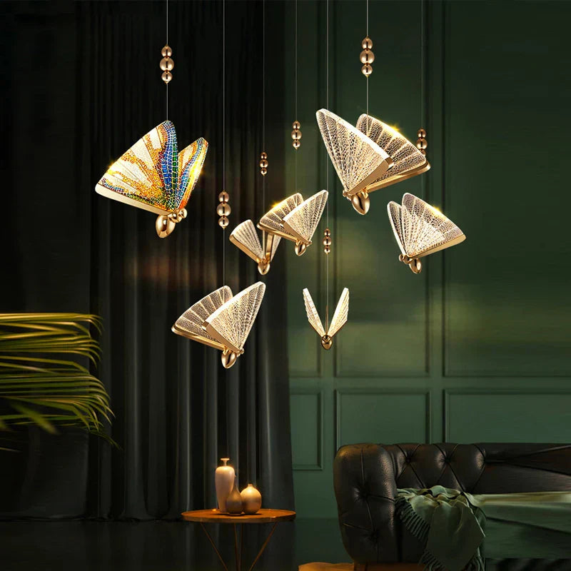 ButterflyGlow - Pendant Light in the Shape of a Butterfly