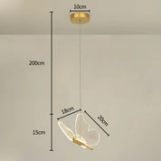 FlutterGlow - LED Butterfly Pendant Lights