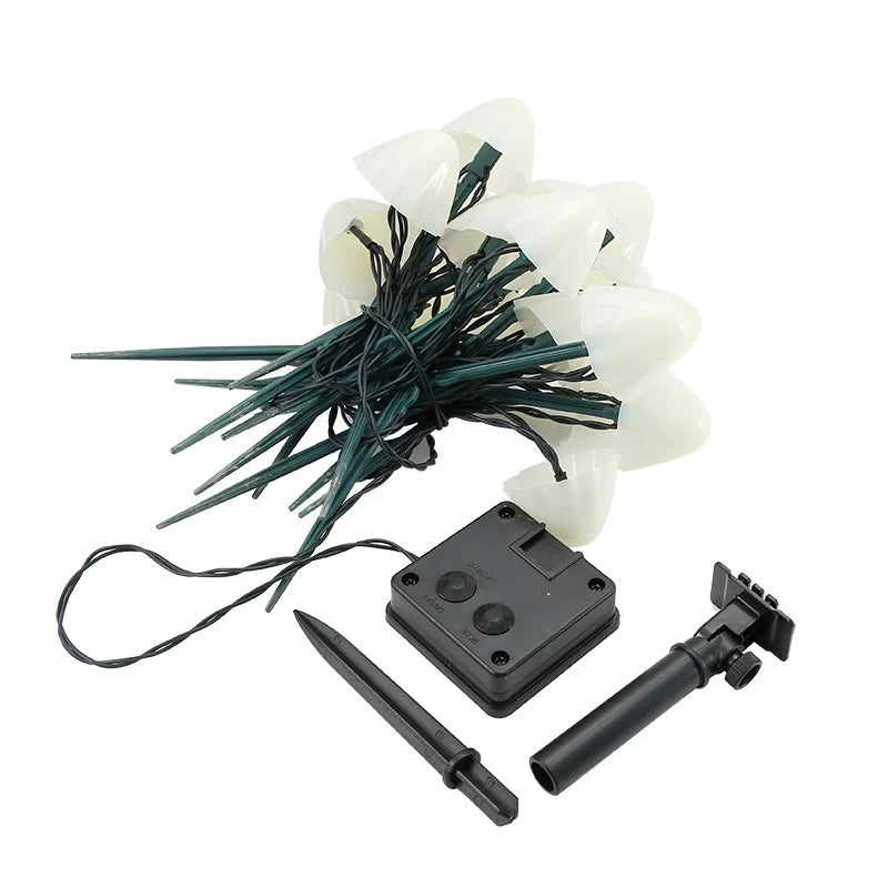 EnchantedCaps - Mushroom String Lawn Lights