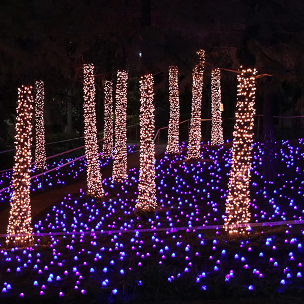 EnchantedCaps - Mushroom String Lawn Lights