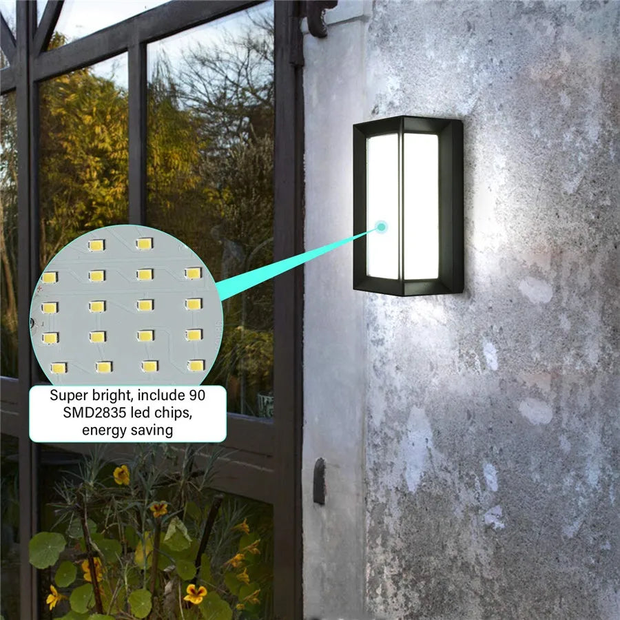HorizonHalo - Modern Outdoor Wall Light