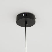 LunaLux - Modern LED Pendant Light in Metal and Synthetic Silk