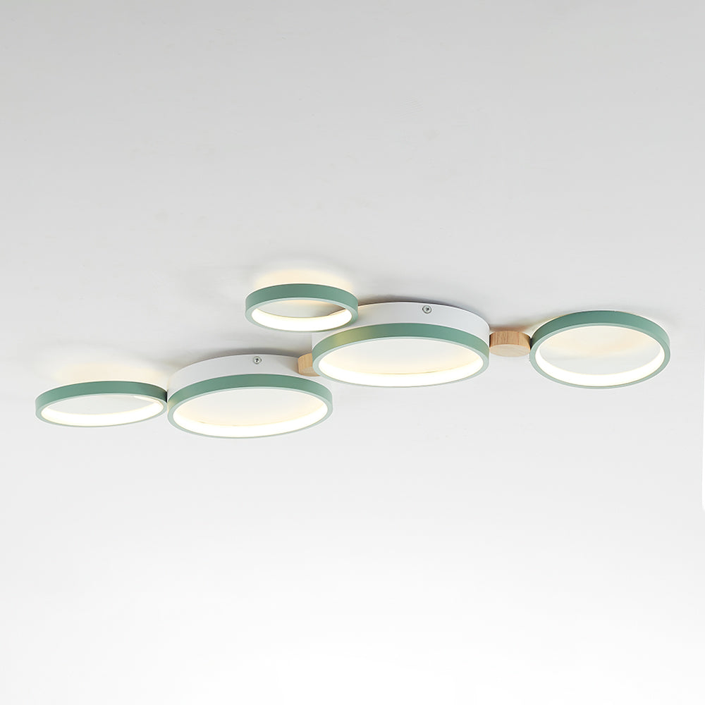ChicLumineux - Ceiling Light in White and Grey Metal