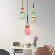 UrbanSimplicity - Pendant Lights with Colourful Glass