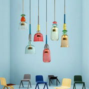 UrbanSimplicity - Pendant Lights with Colourful Glass