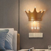 LuminaGlimmer - Crown Wall Lamp